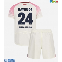 Bayer Leverkusen Aleix Garcia #24 Gostujuci Dres za djecu 2025-26 Kratak Rukav (+ Kratke hlače)